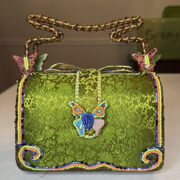 Mary Frances Beaded Butterfly Handbag - Picture 2 of 13